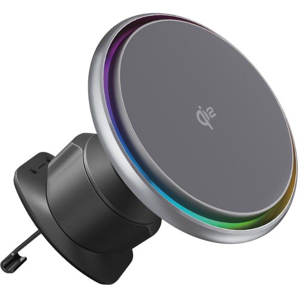 Фото - Автотримач з бездротовою зарядкою Proove IceCore QI2 15W Gray (WHIC15002003)